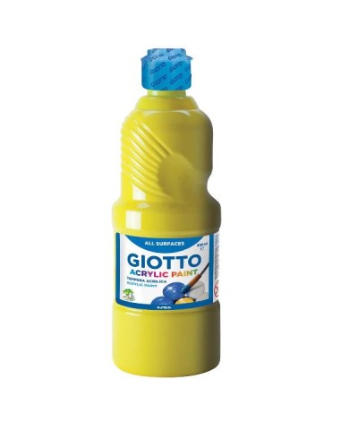 FLACONE 500ML TEMPERA ACRILICA GIALLO