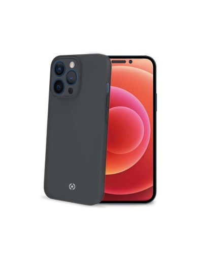 SPACE - Cover morbida super sottile in TPU colore nero compatibile con Apple iPhone 14 Pro