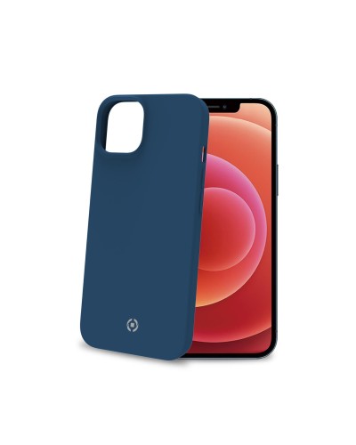 CROMO - Cover in morbido TPU con finitura soft touch colore blu compatibile con Apple iPhone 14