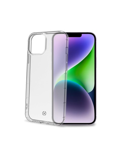 HEXAGEL - Cover trasparente semi rigida, ultra resistente in Poliuretano + Policarbonato compatibile con Apple iPhone 14 Plus