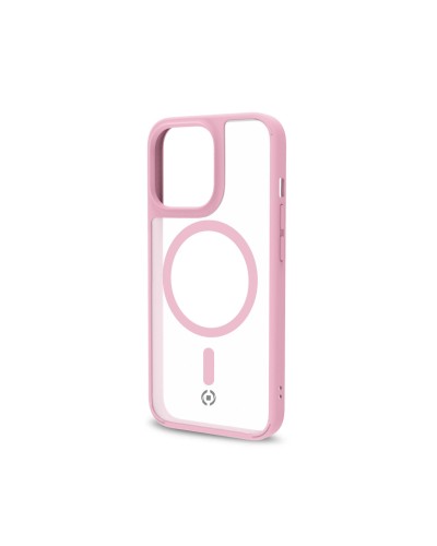 MAGMATT - Cover morbida trasparente con bordi effetto opaco compatibile con la tecnologia Magsafe per Apple iPhone 14 Pro