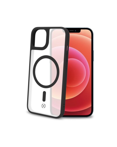 MAGMATT - Cover morbida trasparente con bordi effetto opaco compatibile con la tecnologia Magsafe per Apple iPhone 14 Plus