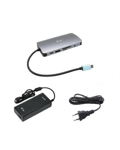 DOCKING STATION USB-C 11 in 1 con HDMI + VGA+ RJ45 LAN + PD100W con Alimentatore