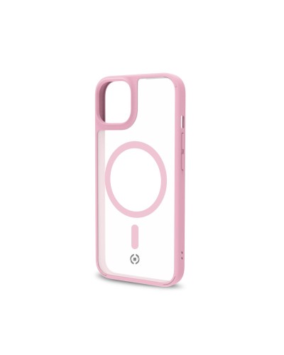 MAGMATT - Cover morbida trasparente con bordi effetto opaco compatibile con la tecnologia Magsafe per Apple iPhone 14