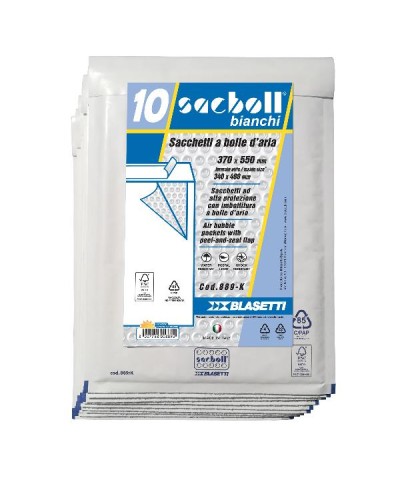 CF10 SACCO IMBOT/BIANCO 37X55CM