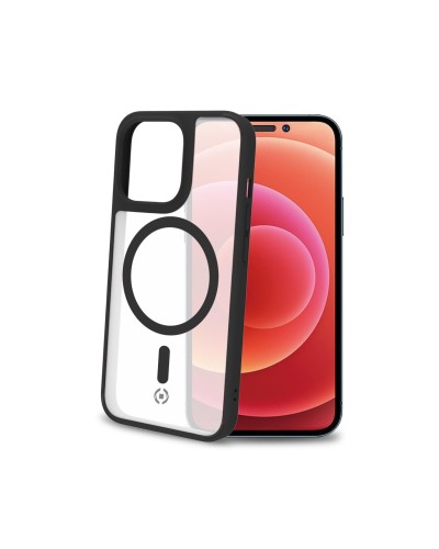 MAGMATT - Cover morbida trasparente con bordi effetto opaco compatibile con la tecnologia Magsafe per Apple iPhone 14 Pro
