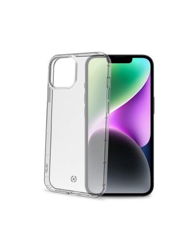 HEXAGEL - Cover trasparente semi rigida, ultra resistente in Poliuretano + Policarbonato compatibile con Apple iPhone 14