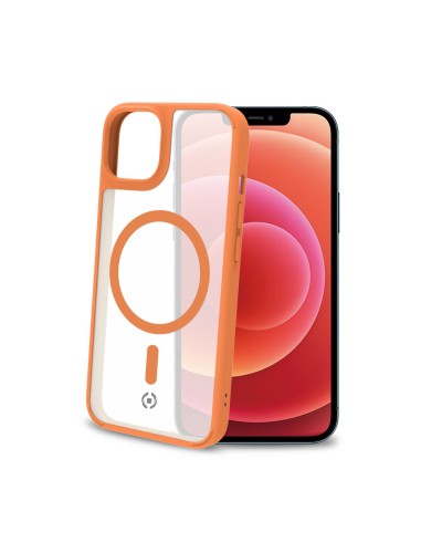 MAGMATT - Cover morbida trasparente con bordi effetto opaco compatibile con la tecnologia Magsafe per Apple iPhone 14 Plus