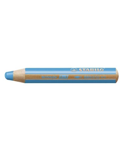 Matitone colorato Stabilo Woody 3in1 blu chiaro