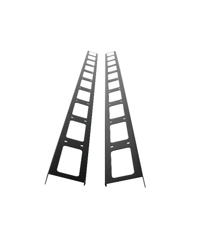 CANALE VERTICALE 42U CON 10 ANELLI