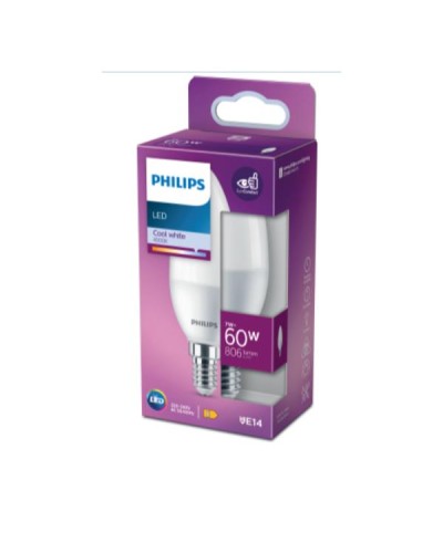LED CANDELA/ OLIVA  60W E14 4000K N