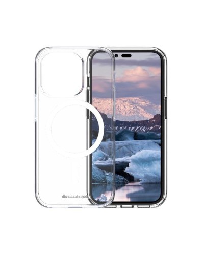 Iceland Pro - Custodia per iPhone 14 Pro in 100% Plastica Riciclata - Trasparente