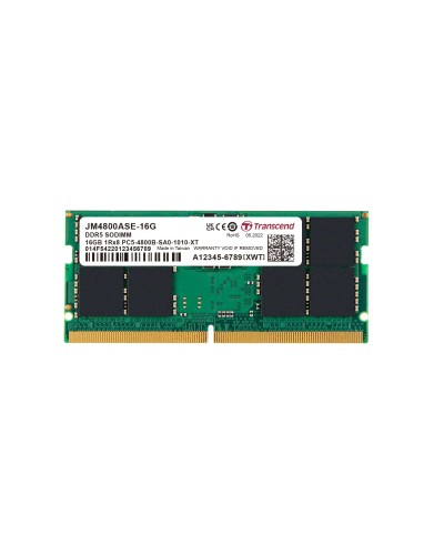 JM4800ASE-16G - DRAM DDR5 SO-DIMM 4800MHz da 16GB, 1Rx8 2Gx8 CL40 1.1V