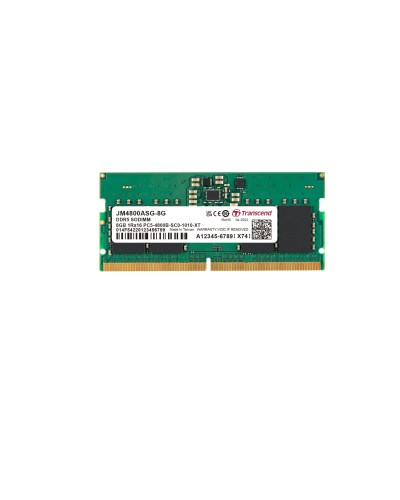 JM4800ASG-8G - DRAM DDR5 SO-DIMM 4800MHz da 8GB, 1Rx16 1Gx16 CL40 1.1V