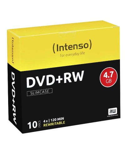 DVD+RW 4.7 GB - SLIM CASE 10 PZ.