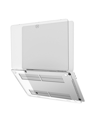 SHIELDAIR13M2 - Custodia rigida trasparente compatibile con MacBook Air 13" M2