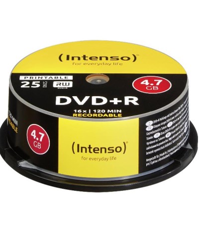 DVD+R 4.7GB 16X SPINDLE PRINTAB.25P