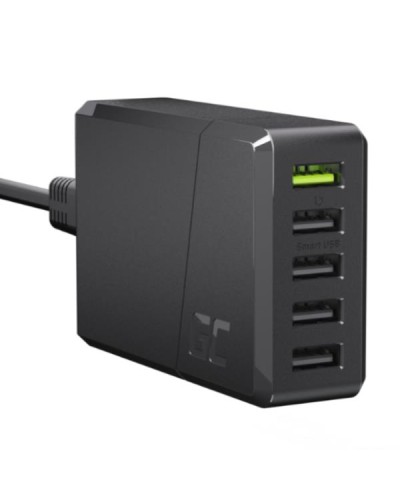 Caricabatterie Green Cell GC ChargeSource 5 5xUSB 52W con ricarica rapida Ultra Charge e Smart Charge