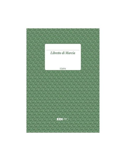 Libretto di marcia da 64 pagine - Edipro