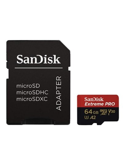 EXTREME PRO MICROSDXC 64GB+SD ADAP