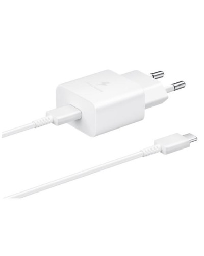CHARGER 15W TYPEC WHITE CON CAVO