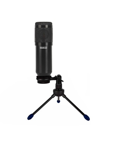 SPARCO - Microfono a filo, Plug&Play, supporto regolabile STAR [SPARCO COLLECTION]