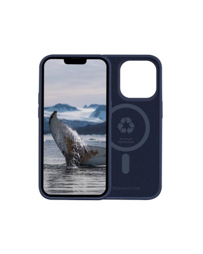 Monaco - Custodia per iPhone 14 Pro in Plastica Riciclata - Blu