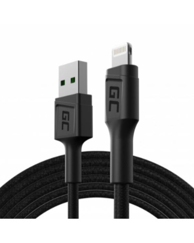 Green Cell GC PowerStream USB-A - Lightning 120cm cable for iPhone, iPad, iPod, fast charging