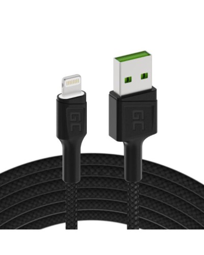 Green Cell GC Ray USB - Cavo Lightning 120cm per iPhone, iPad, iPod, LED bianco, ricarica rapida