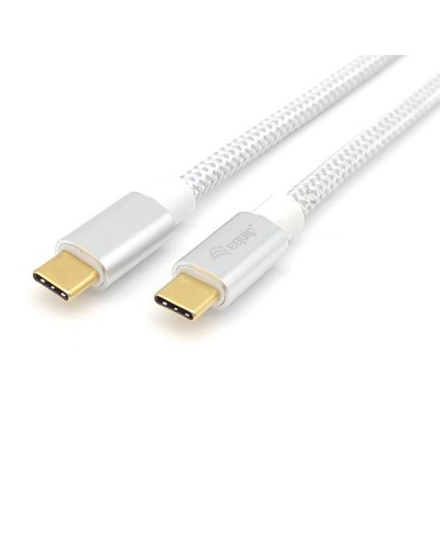 EQUIP - CAVO USB 3.2 GEN.2 Type-C M/M - 5A, PD 100W, 4K/60Hz 10GHz -- Bianco, 2.0m
