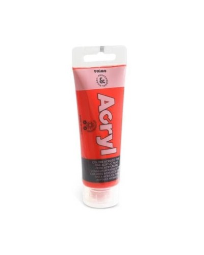 TEMPERA TUBO ACRILICO COL.ROSSO VERMIGLIO75ML