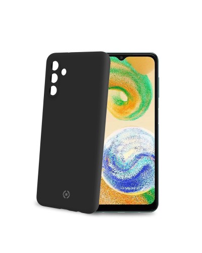 CROMO - Cover in morbido TPU con finitura soft touch colore nero compatibile con Samsung Galaxy A04s/ Galaxy A13 5G
