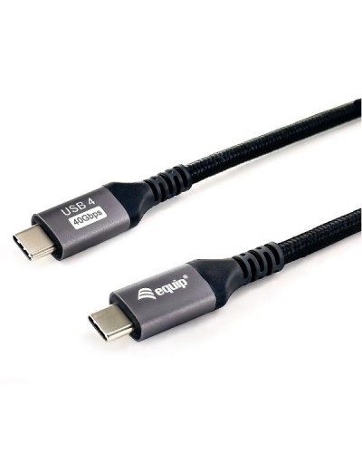 EQUIP - CAVO USB 4 GEN.3 Type-C M/M - 8K/60Hz, 40Gbps, PD3.1 240W -- Nero, 1.2m