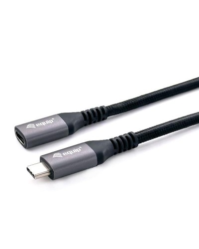 EQUIP - CAVO PROLUNGA USB 3.2 GEN.2 Type-C M/F - 4K/60Hz, 10Gbps -- Nero, 1.0m