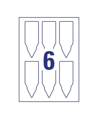 Cartellini ultraresistenti in plastica da 190µ, bordi lisci, formato 128x47mm
