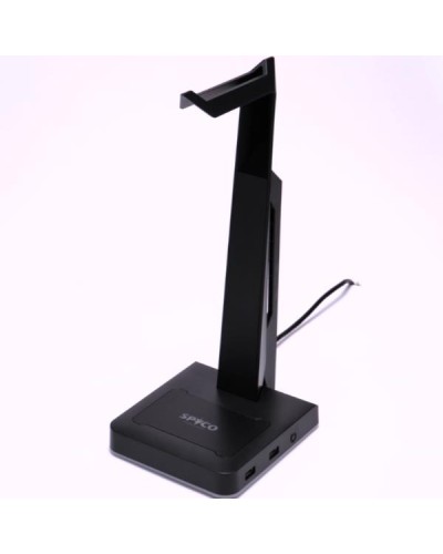 SPYCO - STAND PER CUFFIE GAMING RGB CON 2 PORTE USB