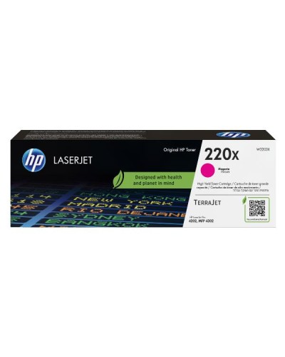 Cartuccia toner originale magenta LaserJet HP 220X