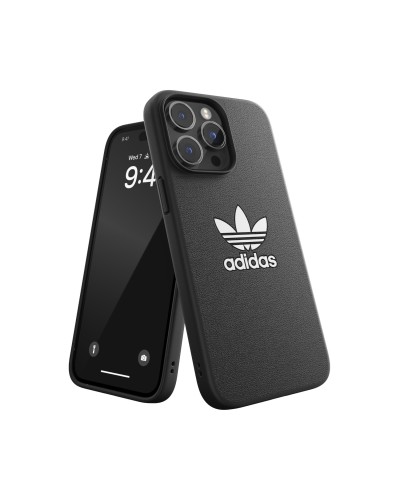 ADIDAS ORIGINALS - Cover ADICOLOR in TPU flessibile e bordi rialzati colore nero compatibile con Apple iPhone 14 Pro Max