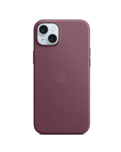 Custodia MagSafe in tessuto FineWoven per iPhone 15 Plus - Gelso