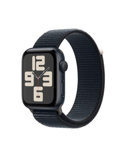 Apple Watch SE GPS 44mm Midnight Aluminium Case with Midnight Sport Loop
