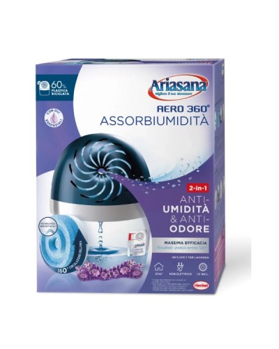 KIT ARIASANA Aero 360° Con Ricarica Tab 450g Fiori di Campo