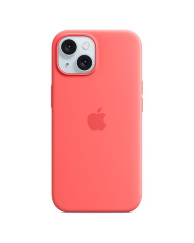 Custodia MagSafe in silicone per iPhone 15 Plus - Guava