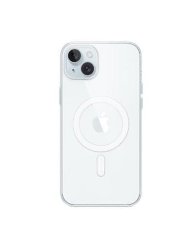 Custodia MagSafe trasparente per iPhone 15 Plus