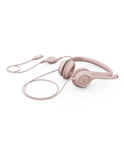 CUFFIA H390 USB CABLATA - ROSA