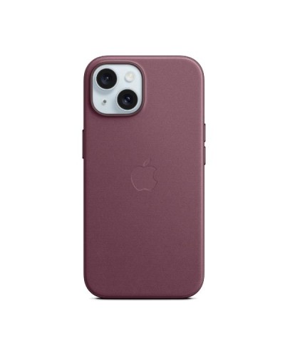 Custodia MagSafe in tessuto FineWoven per iPhone 15 - Gelso