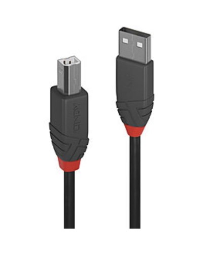 Cavo USB 2.0 Tipo A a B Anthra Line, 0.5m