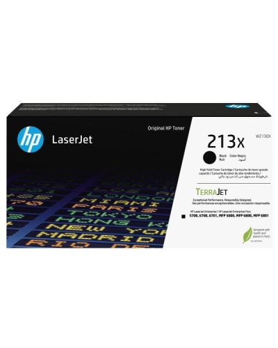 Cartuccia toner originale nero ad alta capacità LaserJet HP 213X