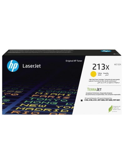 Cartuccia toner originale giallo ad alta capacità LaserJet HP 213X
