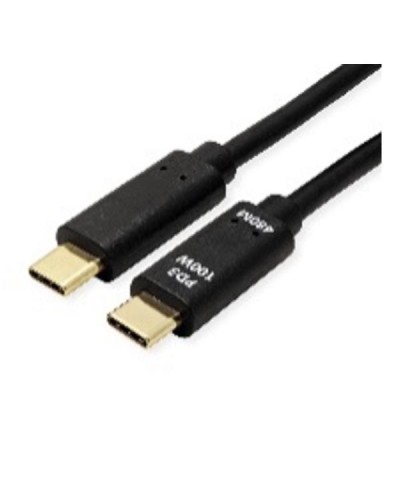 NILOX TECH - Cavo con connettore USB-C 2.0 a connettore USB-C 2.0, maschio a maschio, lunghezza cavo 3 mt
