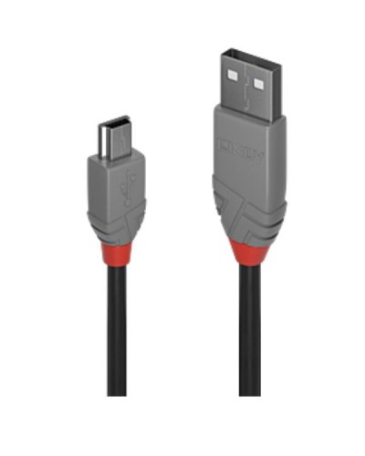 Cavo USB 2.0 Tipo A a Mini B Anthra Line, 0.2m